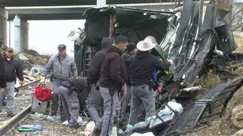 10 Die When Texas Prison Bus Collides with Train - NBC News