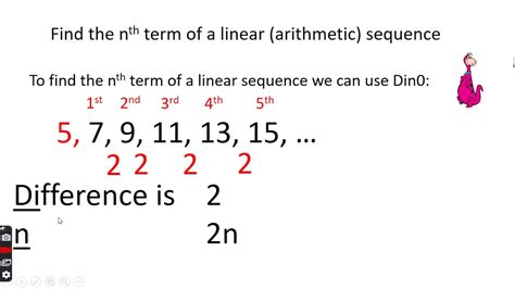 nth term linear sequence - YouTube