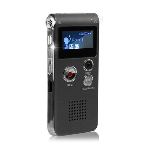 ONLENY Multifunction 8G 16G Digital Voice Recorder USB Rechargeable LCD ...