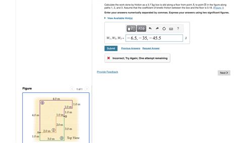 Solved Calculate the work done by friction as a 3.7 kg box | Chegg.com