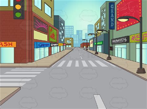 12 Cartoon City Background Vector Images - Cartoon City Street, Cartoon ...