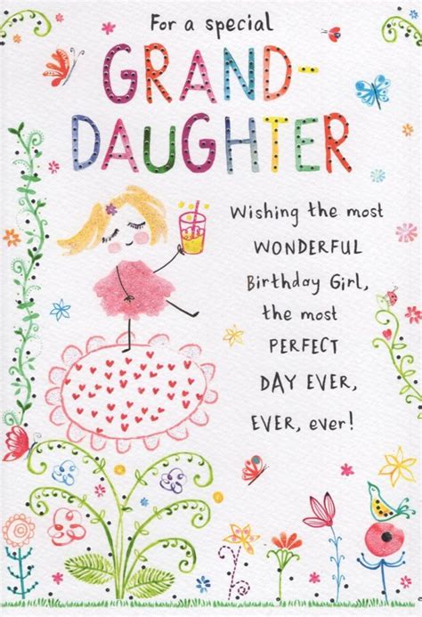 Granddaughter Birthday Cards Free Printable