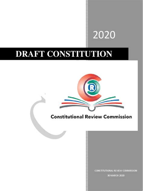 Final Draft Constitution | PDF | American Government | Presidents Of ...