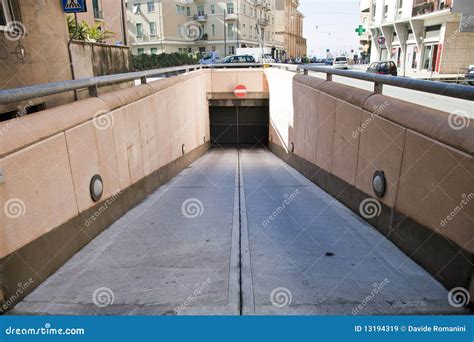 Slip road stock image. Image of garage, prohibition, closed - 13194319