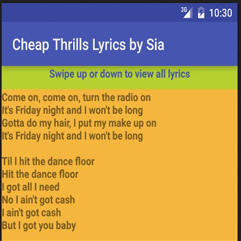 + sia cheap thrills lyrics - #The Expert