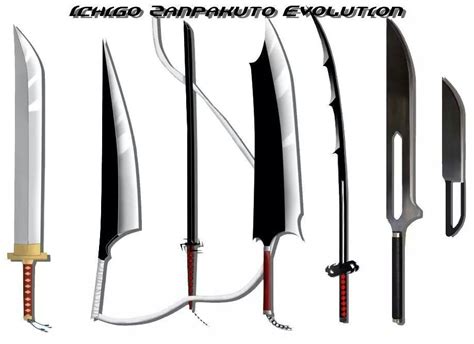 Ichigo's zanpakto evolution | Bleach anime, Bleach swords, Bleach anime ichigo