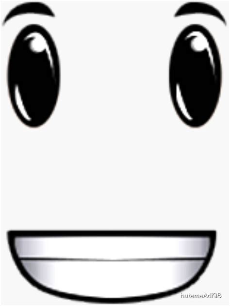 "Roblox Friendly Smile Face" Sticker for Sale by hutamaAdi98 | Redbubble