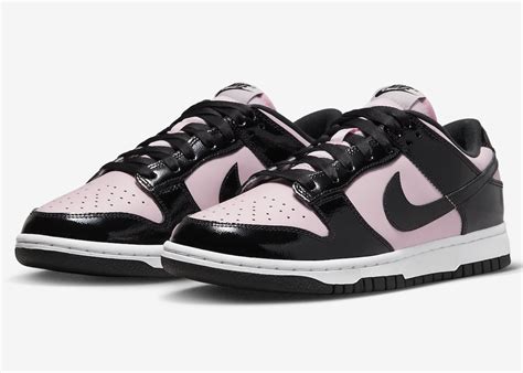 Nike Dunk Low Pink Black Patent DJ9955-600 Release Date | SBD