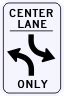 Left Lane Must Turn Left Sign