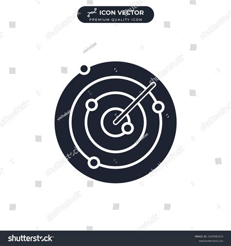 Radar Icon Symbol Template Graphic Web Stock Vector (Royalty Free ...