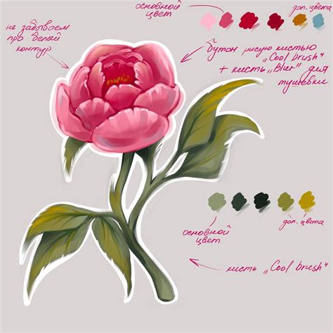 Digital art tutorial how to easily paint a rose by longestdistance on ...