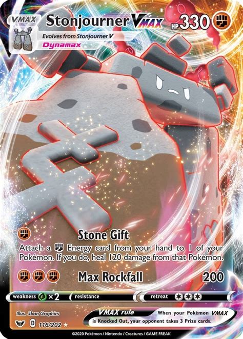 Stonjourner VMAX [Regalo Roca | Maxilito] Spada e Scudo | Pokémon | CardTrader