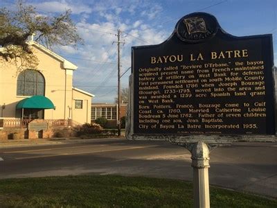 Bayou La Batre Historical Marker - Bayou La Batre, Alabama - Alabama Historical Markers on ...