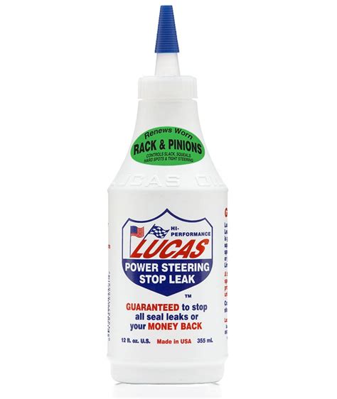 Lucas Oil Power Steering Stop Leak (12oz/355ml)