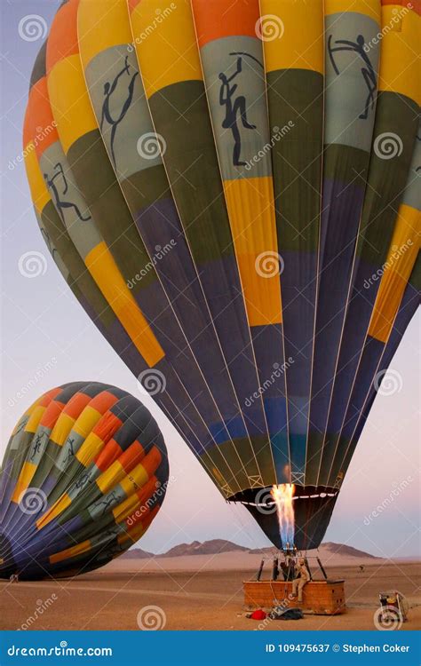 Hot Air Balloon Sunrise editorial photography. Image of travel - 109475637