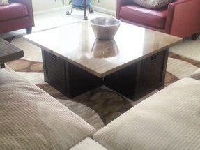 Granite Top Coffee Table - Foter