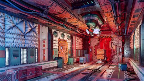 Sci-Fi Interior by iCephei on DeviantArt