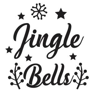 Jingle Bells SVG | Christmas Jingle Bells Svg | Svg Dxf Eps Pdf Png | Cricut, Silhouette Cutting ...