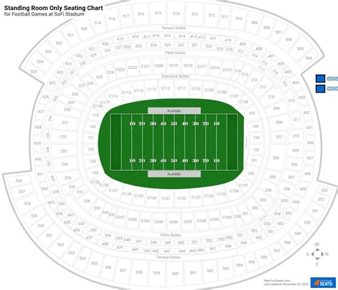 Sofi Stadium Seat Map