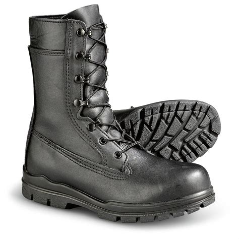 Women's Bates® U.S. Navy Steel Toe Duty Boots, Black - 163960, Combat ...