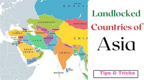 How to remember landlocked countries of Asia | A short trick - YouTube