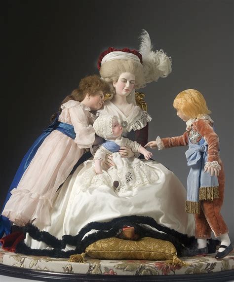 1788 Figurine of Marie-Antoinette and her children after Vigée-Lebrun (Museum of Ventura County ...