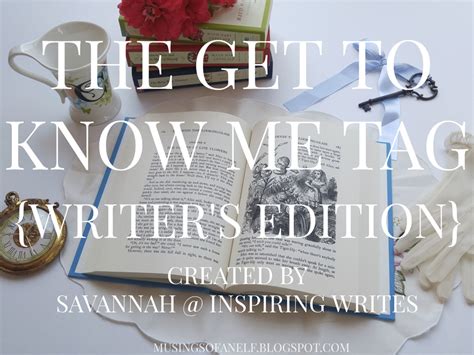 The Get to Know Me Tag {Writer’s Edition} – Christine Smith