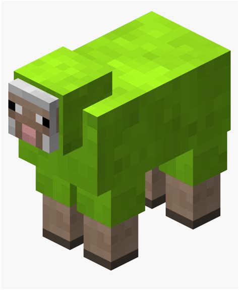 Minecraft Sheep Png - Yellow Dyed Sheep Minecraft, Transparent Png , Transparent Png Image - PNGitem