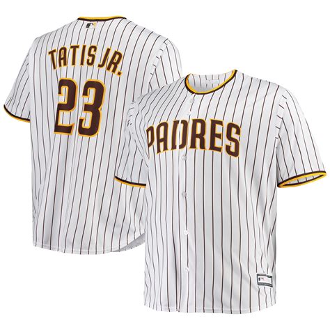 Fernando Tatis Jr. San Diego Padres Big & Tall Replica Player Jersey - White - Walmart.com ...