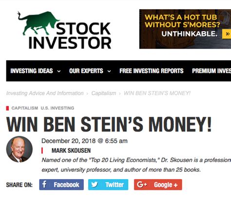 WIN BEN STEIN’S MONEY!