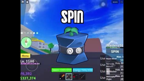 SPIN FRUIT SHOWCASE | BLOX FRUITS - YouTube