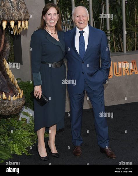 (L-R) Kathleen Kennedy and Frank Marshall at the Universal Pictures ...