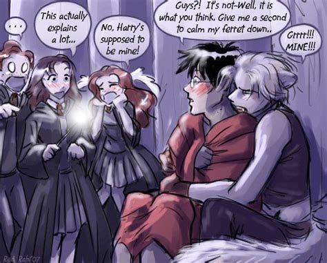 Harry Potter ~ Drarry Draco x Harry -- I just love how Harry says "my ...