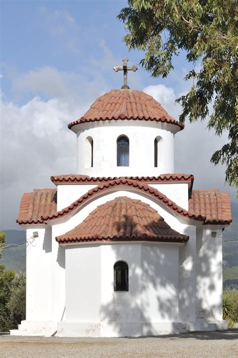 Greek-Orthodox Church of Apollona - Rhodos Photo from Profitis Ilias in ...