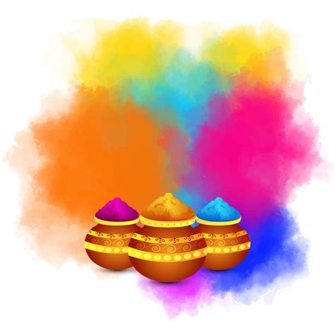 Happy holi indian festival illustration 21462278 PNG