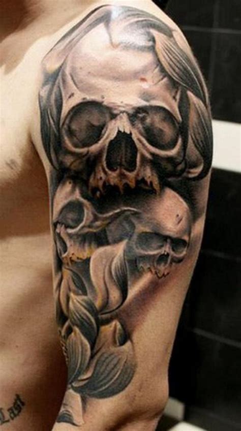 Three Skulls Tattoo