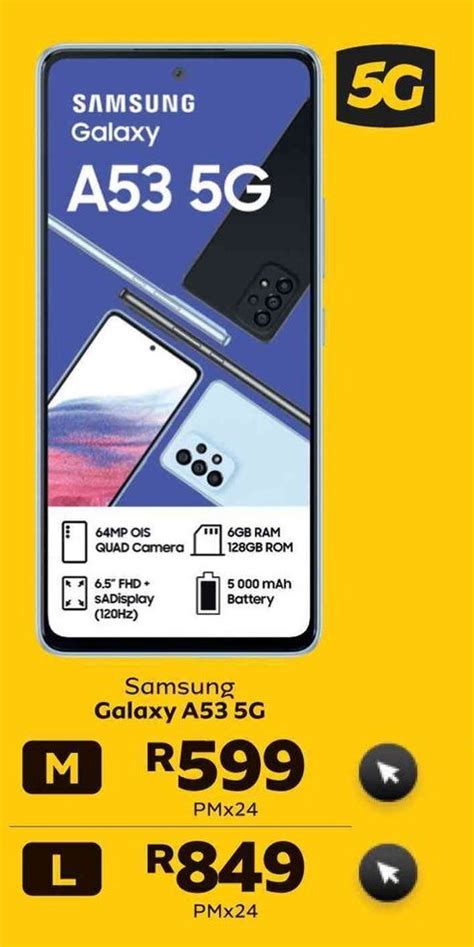 Samsung Galaxy A53 5G offer at MTN