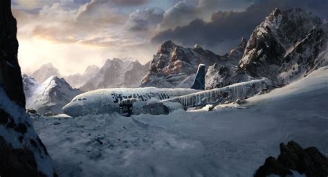 ArtStation - Frozen plane, Nathan Roussel