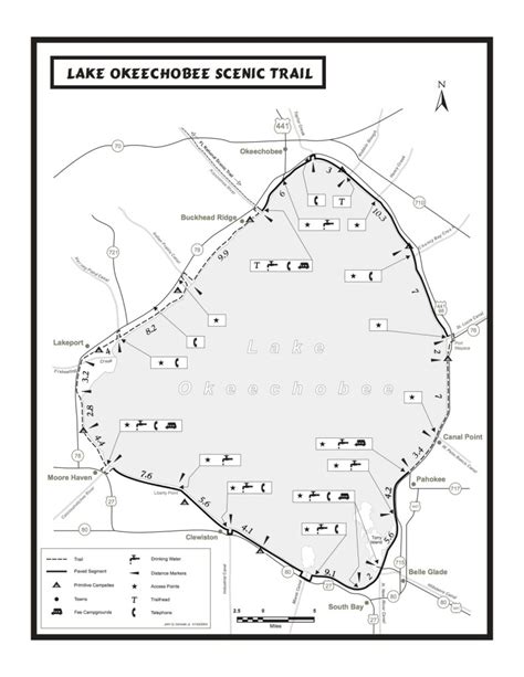 Lake Okeechobee Scenic Trail Map | TravelFoodDrink.com