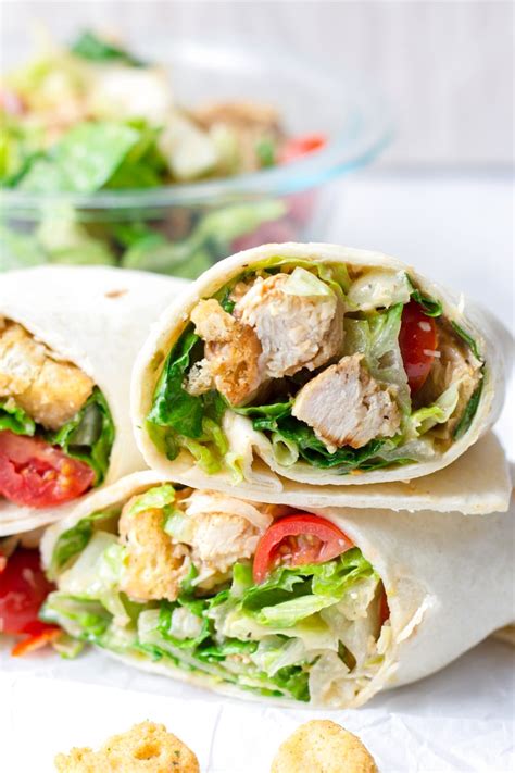 Chicken Caesar Wrap Recipe - Cooking For My Soul