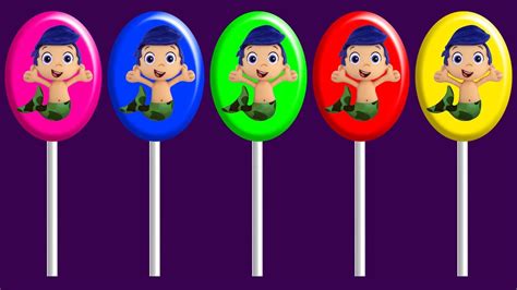 Bubble Guppies Lollipops Colors Learn Nursery Rhymes Finger Family ...