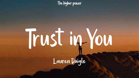 Lauren Daigle - Trust in You (Lyrics) | 1 Hour - YouTube