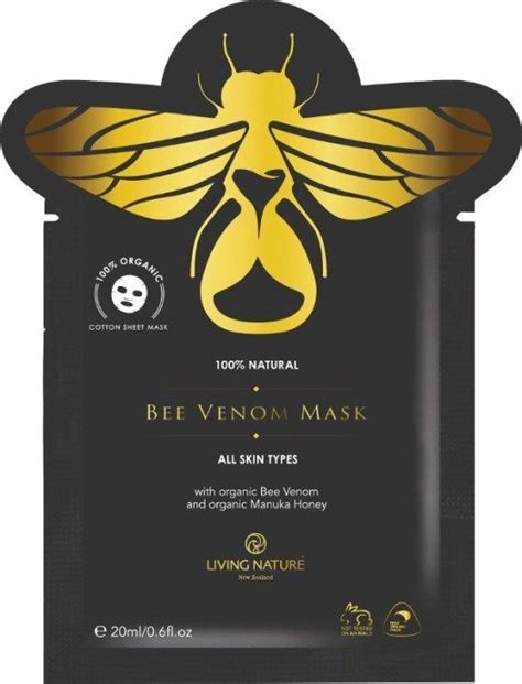 Single-Use Bee Venom Masks : bee venom skincare