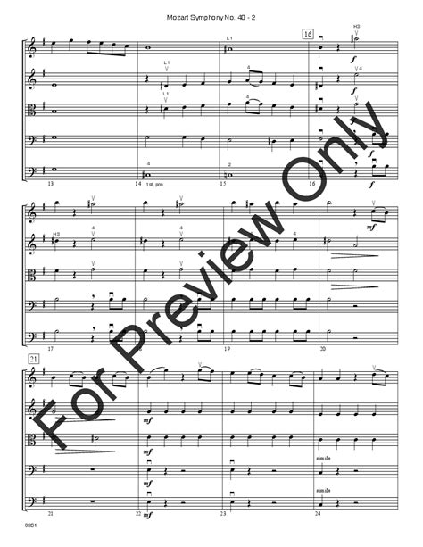 Mozart Symphony No. 40 by W.A. Mozart/arr. John C | J.W. Pepper Sheet Music