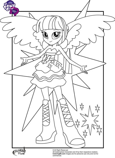 15 Printable My Little Pony Equestria Girls Coloring Pages