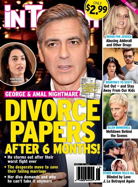 George and Amal Clooney Divorce Rumors - The Hollywood Gossip