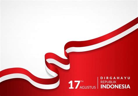 Premium Vector | 17 August. Indonesia Happy Independence Day greeting ...