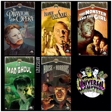 Universal Monsters Vhs