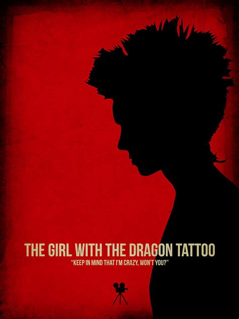 The Girl with a Dragon Tattoo Digital Art by Naxart Studio | Fine Art ...