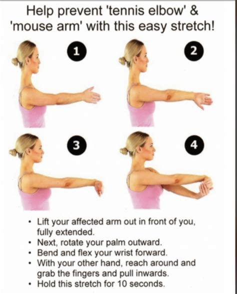 Tennis Elbow Stretches - Woodhaven Osteo